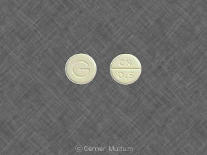 0.5mg clonazepam